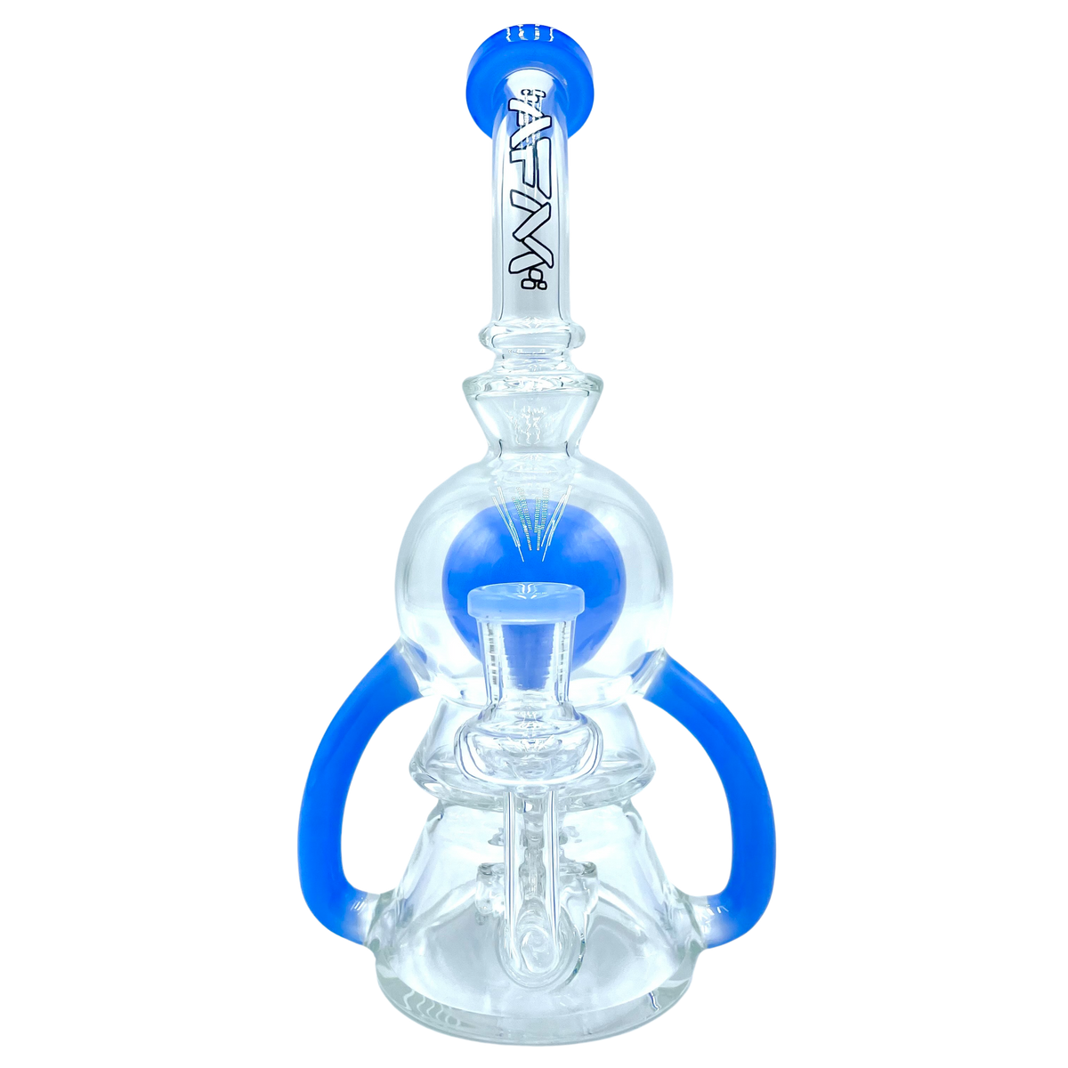 9" Double Pump Recycler Dab Rig