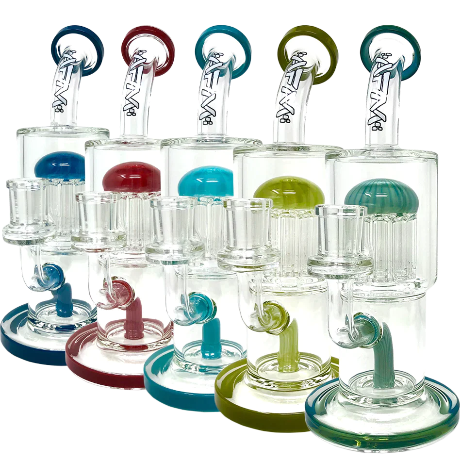 9" Groovy Tree Arm Perc Dab Rig
