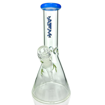 10" Classic Glass Colored Lip Beaker Bong - East Loud