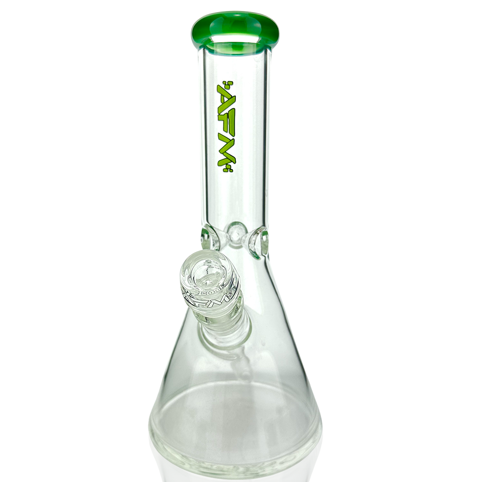 10" Classic Glass Colored Lip Beaker Bong - view 2