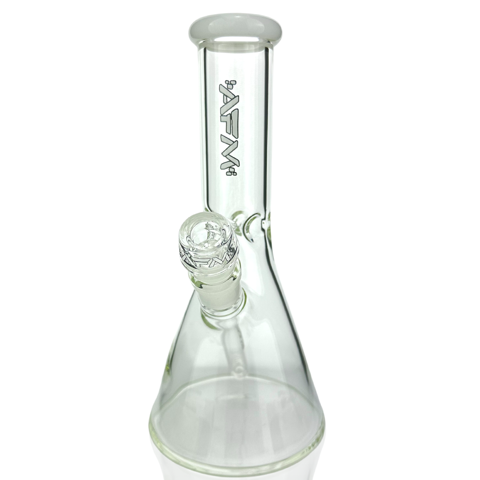 10" Classic Glass Colored Lip Beaker Bong - view 5