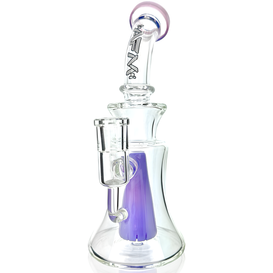 9" Pyramid Perc Glass Dab Rig