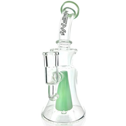 9" Pyramid Perc Glass Dab Rig - East Loud