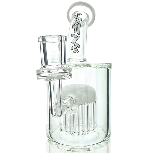 6" 12 Arm Tree Perc Clear Glass Dab Rig - East Loud