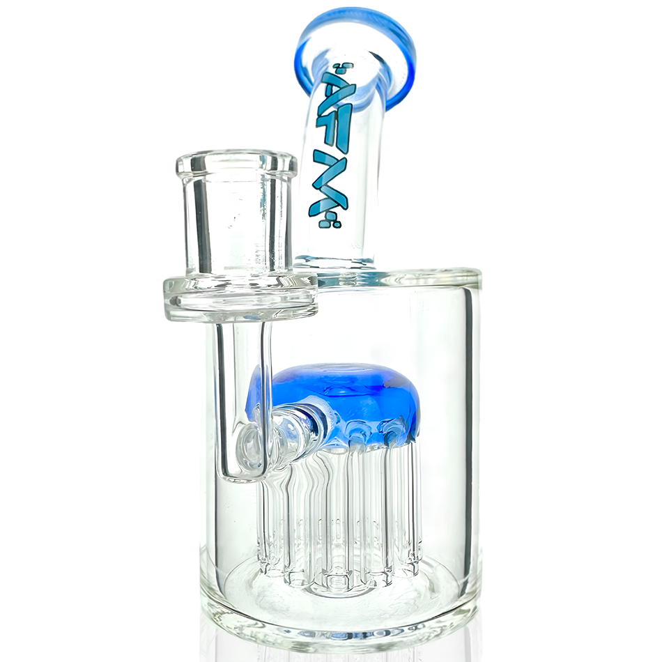 6" 12 Arm Tree Perc Clear Glass Dab Rig - view 5