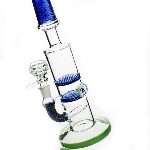14 Inch Heady Glass Bong with Triple Percs - view 3