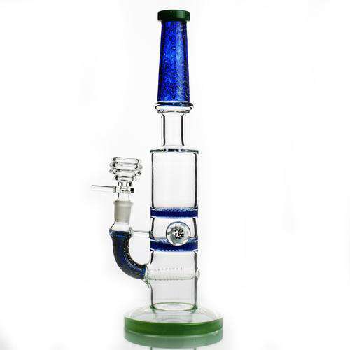 14 Inch Heady Glass Bong with Triple Percs - view 2