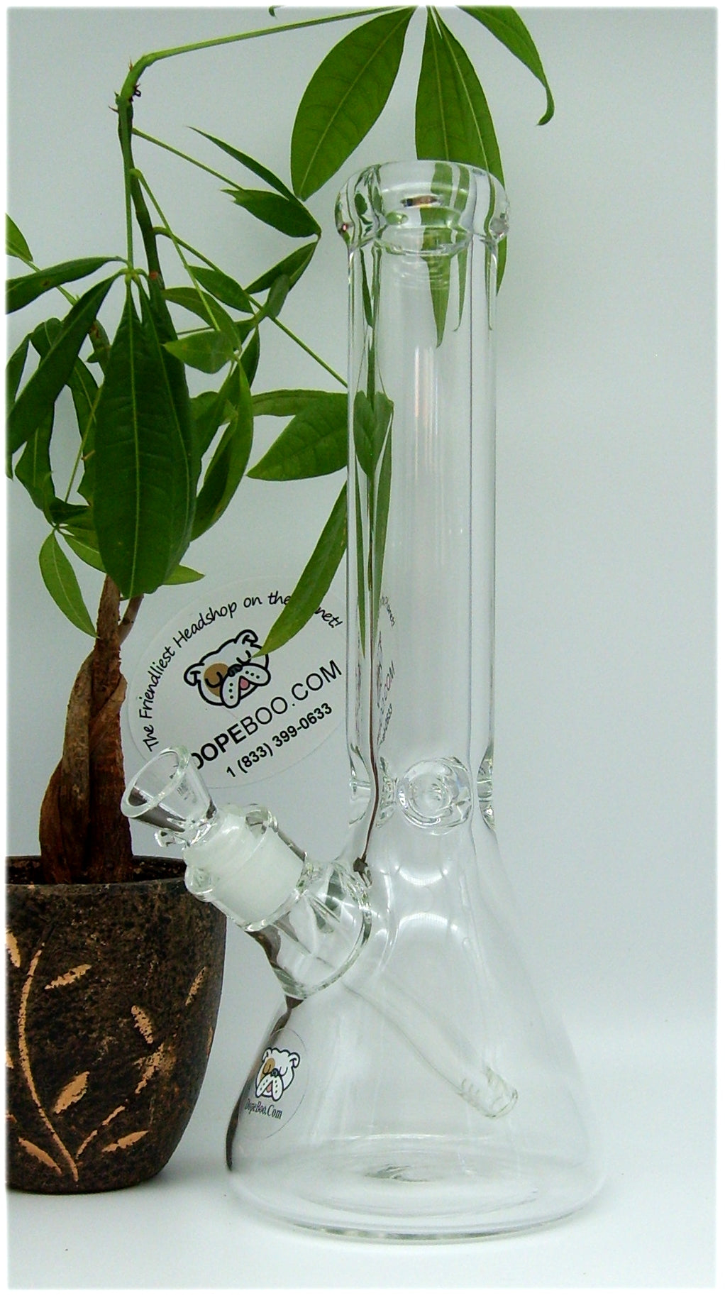 BOO BLOWOUT - Boo Glass 17" Super-Thick Classic Beaker Bong