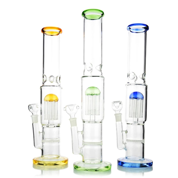 14" Straight Shooter Bong with Honeycomb & Tree Perc - East Loud