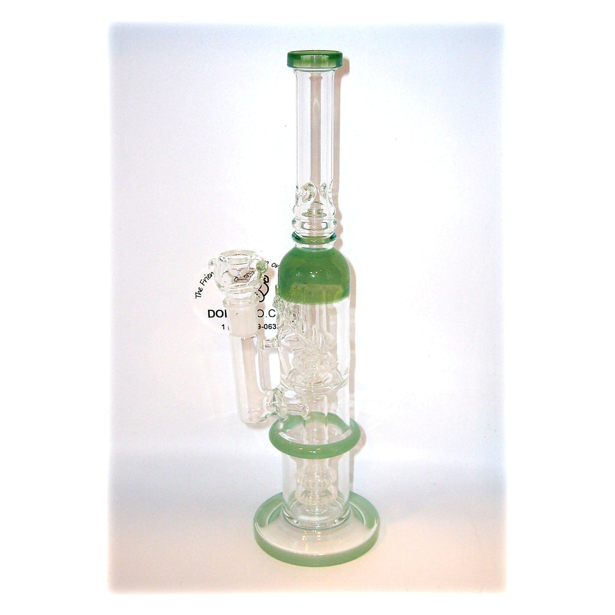 14" SUPER Bong - Four Showerhead Percs, Ice Pinch & More - view 3