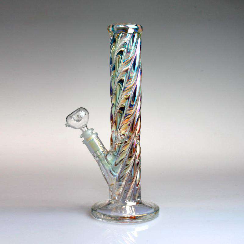 16 Inch Straight Shooter w/ Iridescent Glass - GORGEOUS! - East Loud