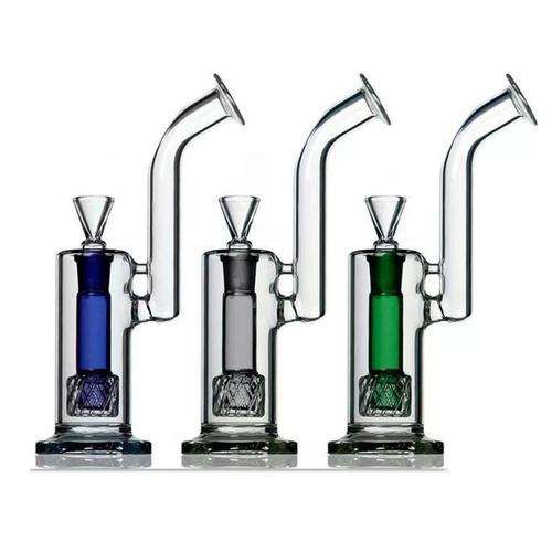 Upright Weed Bubbler with Perc -1Stop Glass - East Loud