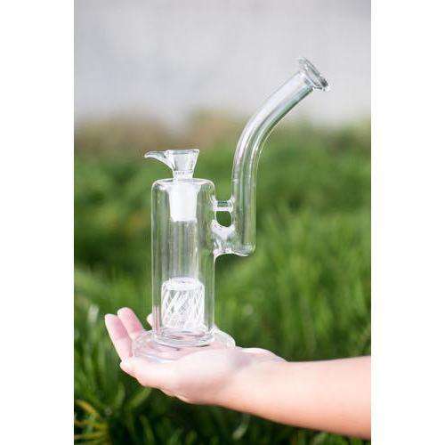 Upright Weed Bubbler with Perc -1Stop Glass - view 3