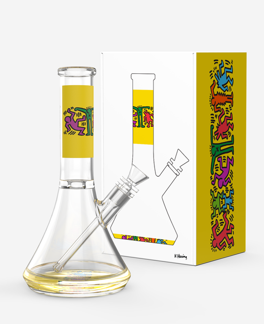 K.Haring Glass Water Pipe - view 3