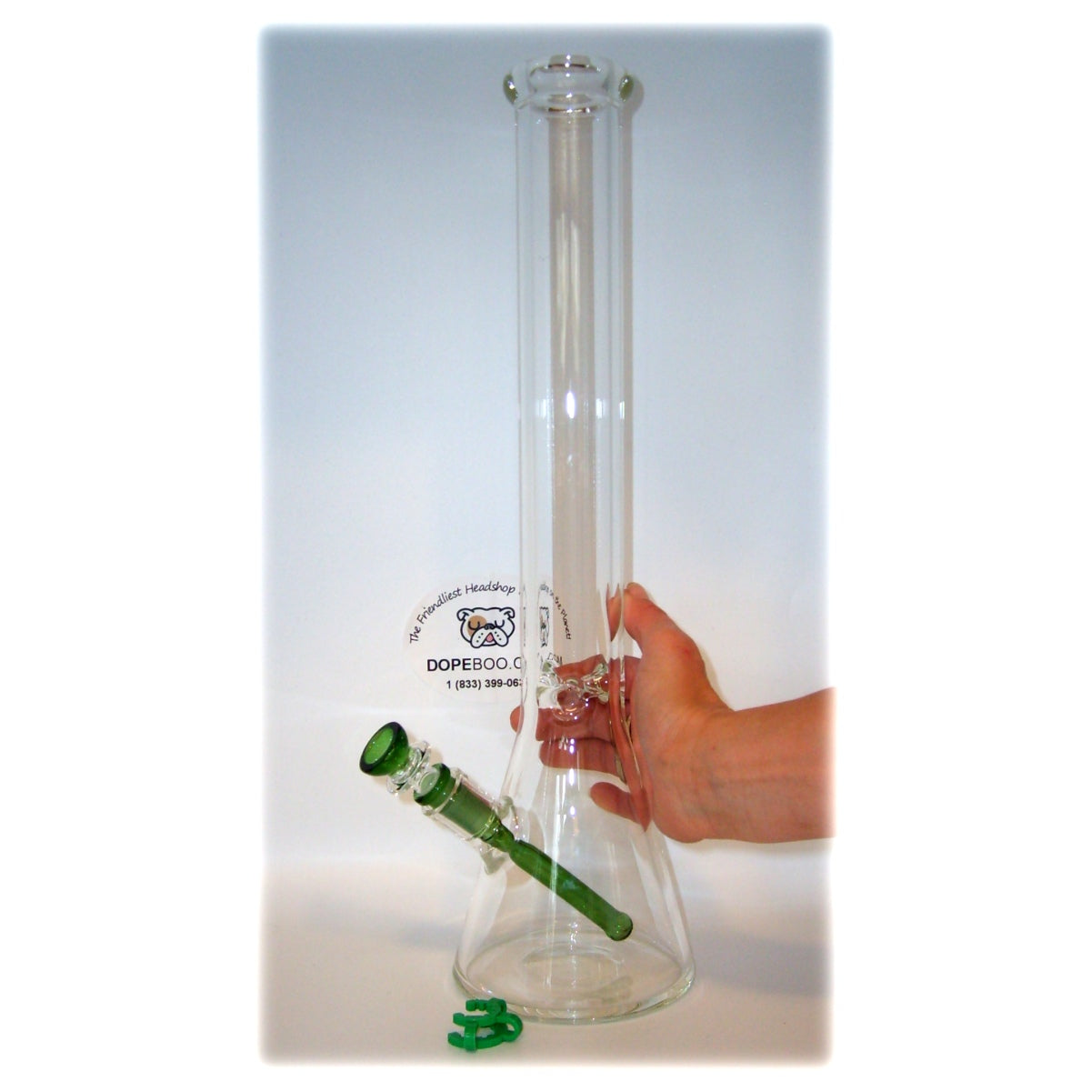 BOO BLOWOUT - Boo Glass 17" Super-Thick Classic Beaker Bong