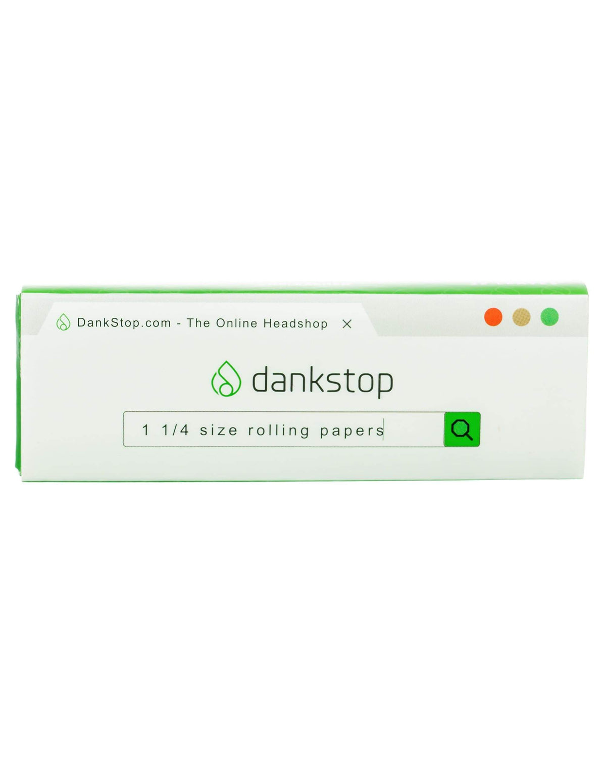 1-1/4" Unbleached Rolling Papers w/ Tips