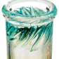 10" Straight Tube with Raked Colored Glass Accents - view 7