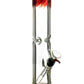 10" Straight Tube with Raked Colored Glass Accents - view 11