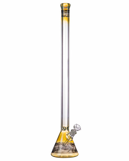 34" Super Tall Fumed Raked Beaker Bong - view 13