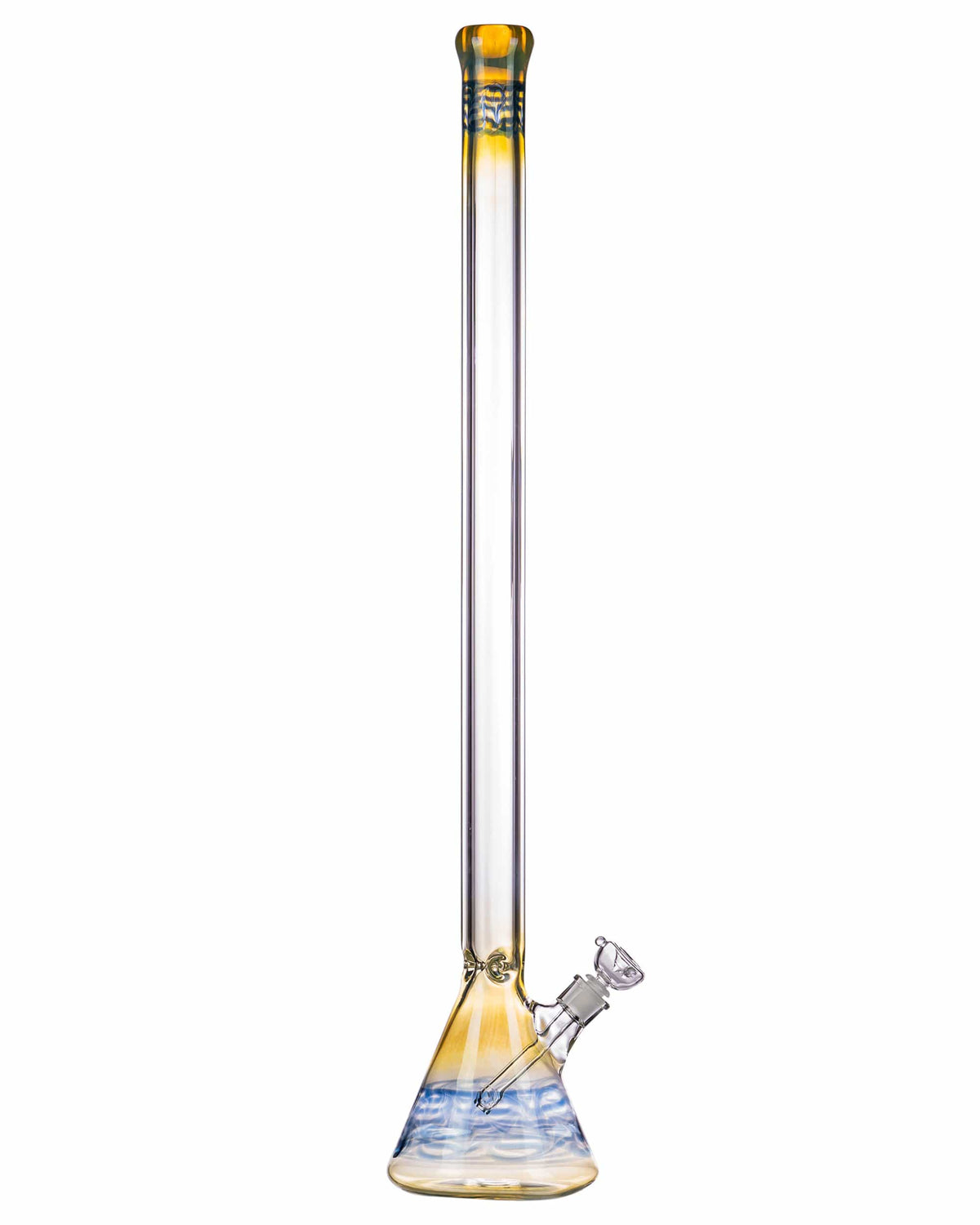 34" Super Tall Fumed Raked Beaker Bong - view 8