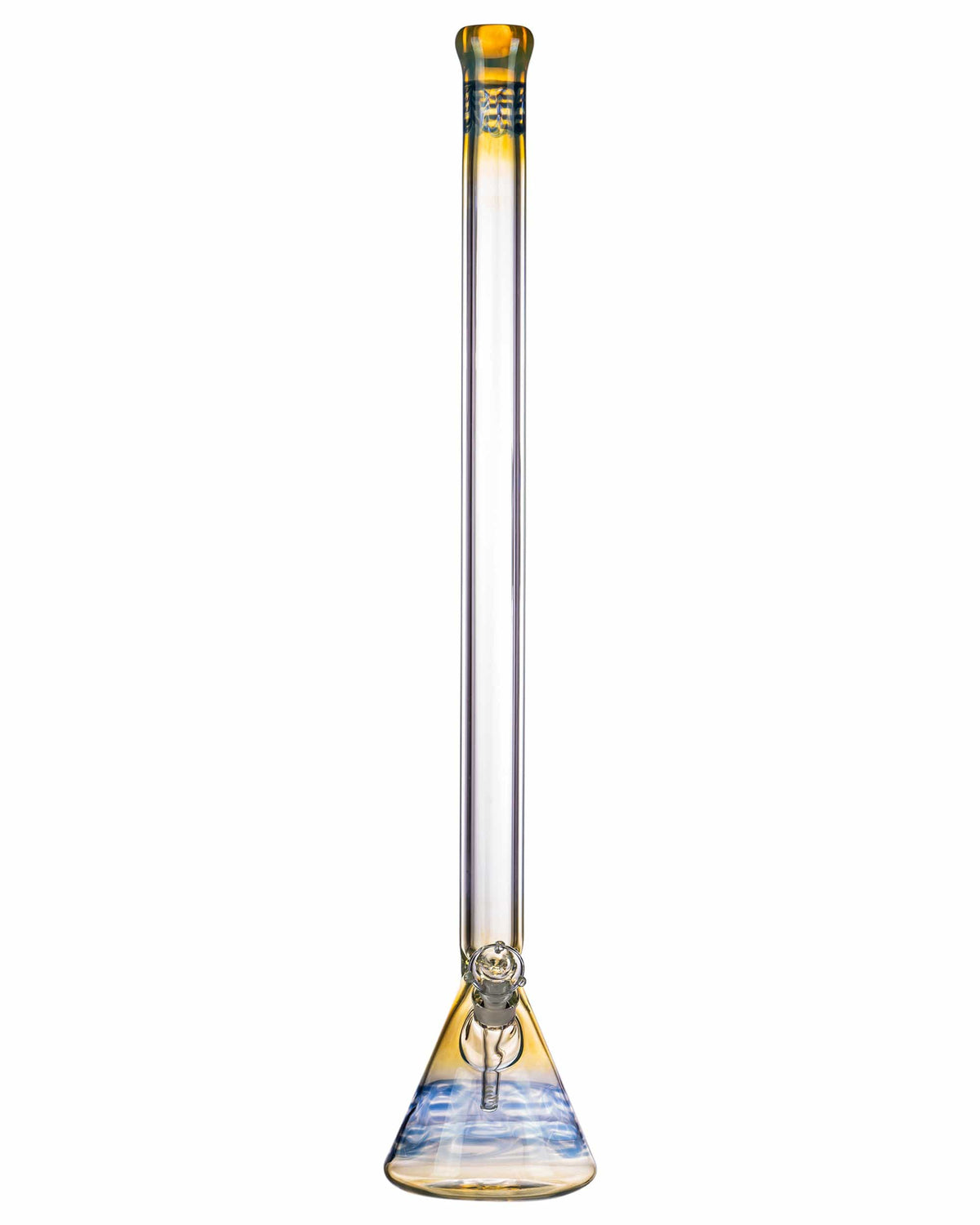 34" Super Tall Fumed Raked Beaker Bong - view 11