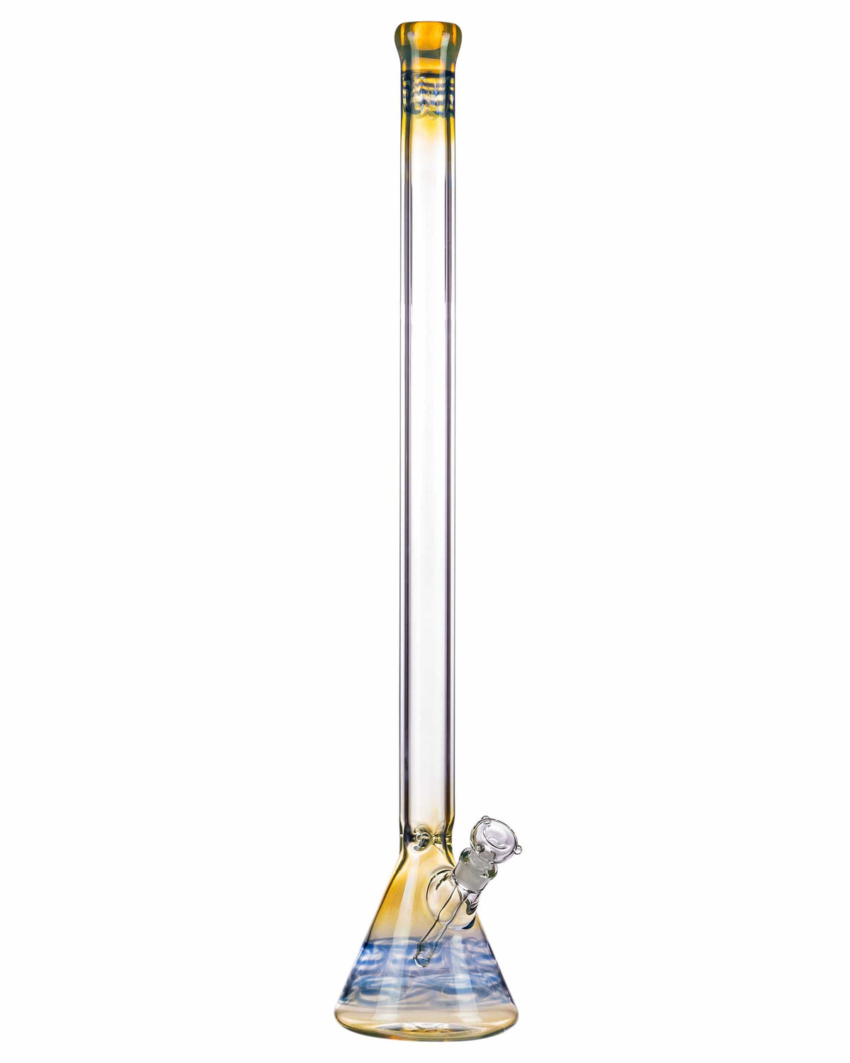 34" Super Tall Fumed Raked Beaker Bong - view 12