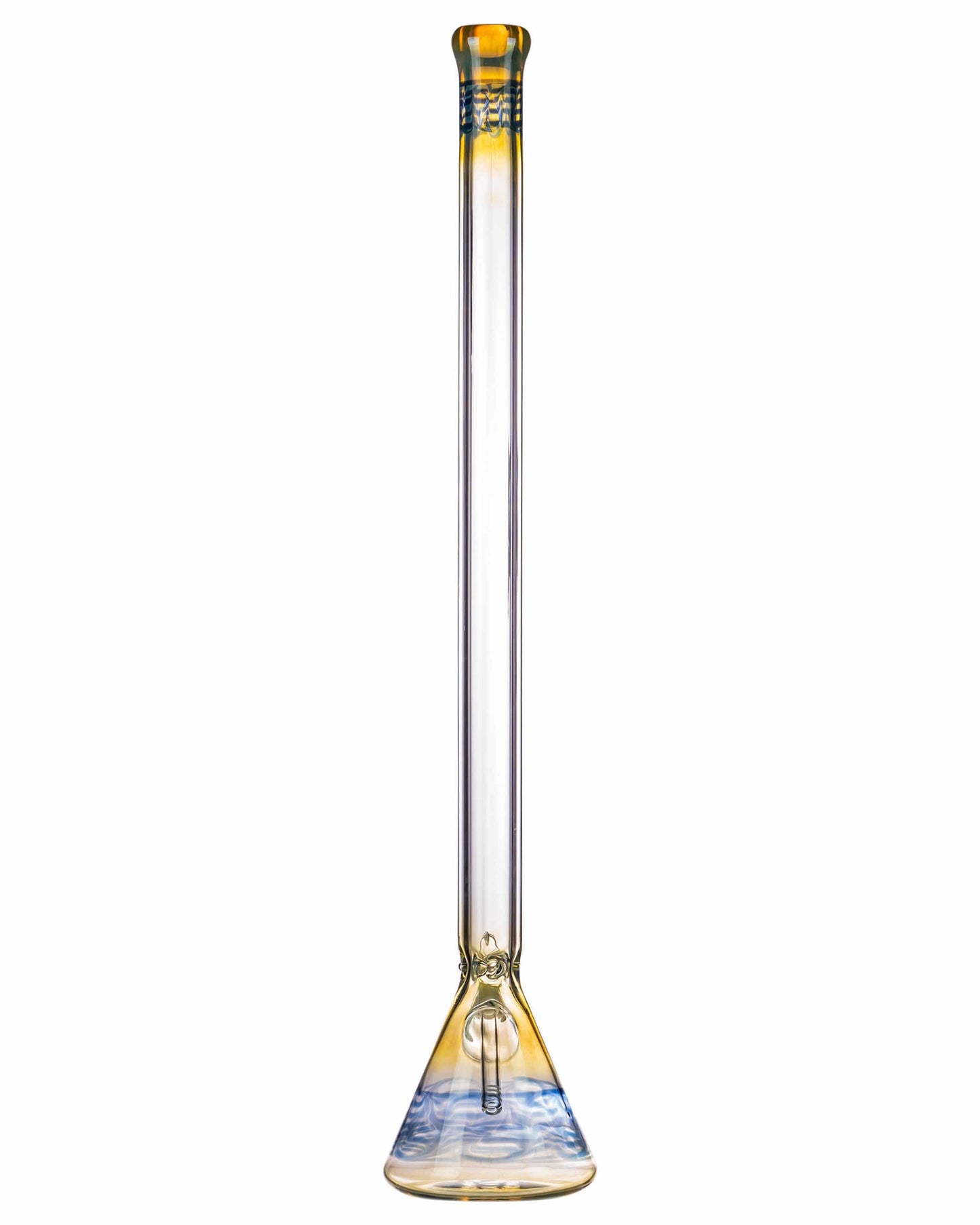 34" Super Tall Fumed Raked Beaker Bong - view 10