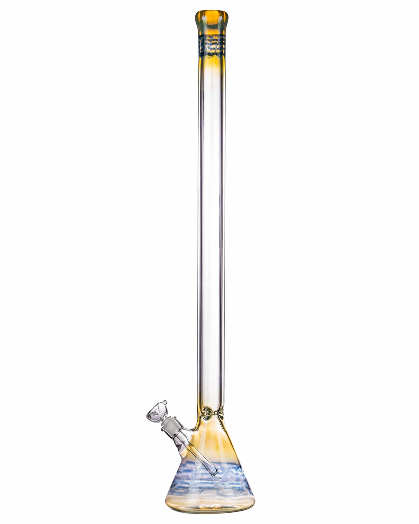 34" Super Tall Fumed Raked Beaker Bong - view 9