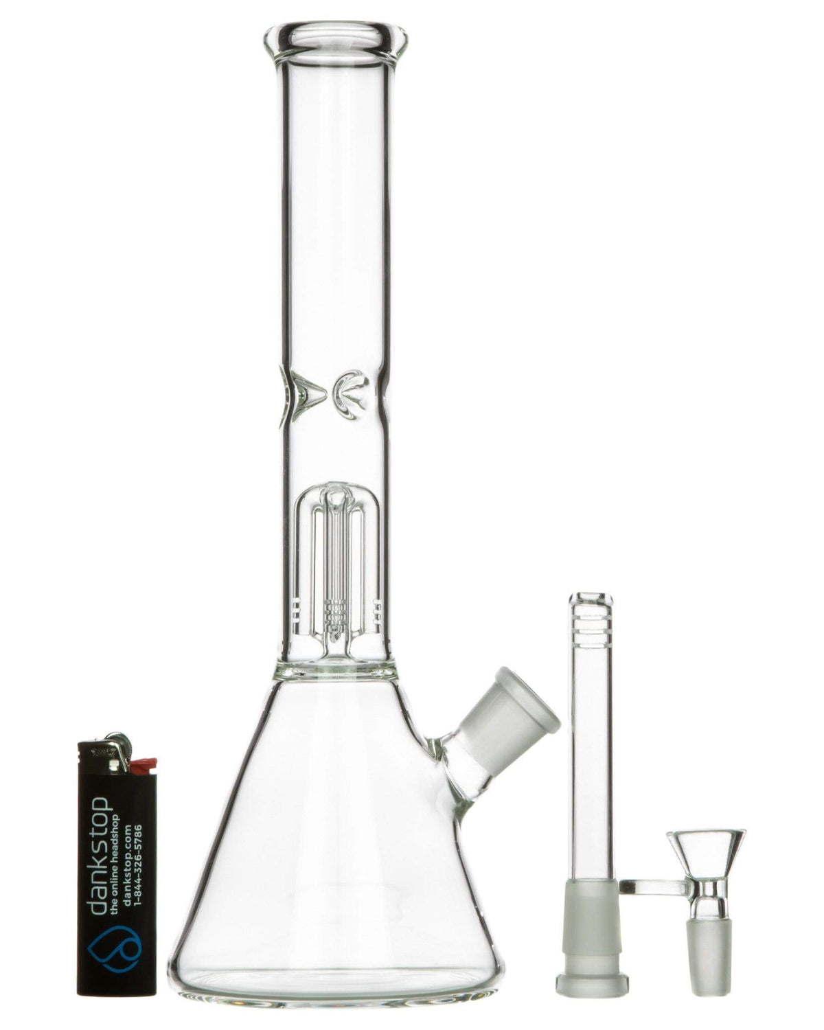 4 Arm Tree Perc Beaker with Diffused Downstem