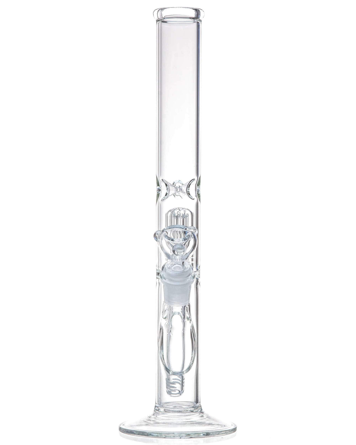 4 Arm Tree Perc Straight Tube Bong w/ Diffused Downstem - view 2