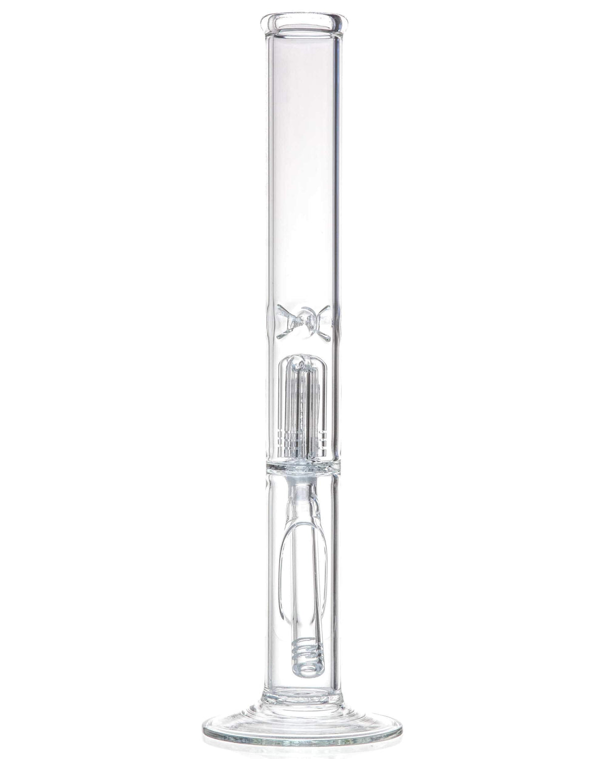 4 Arm Tree Perc Straight Tube Bong w/ Diffused Downstem - view 3