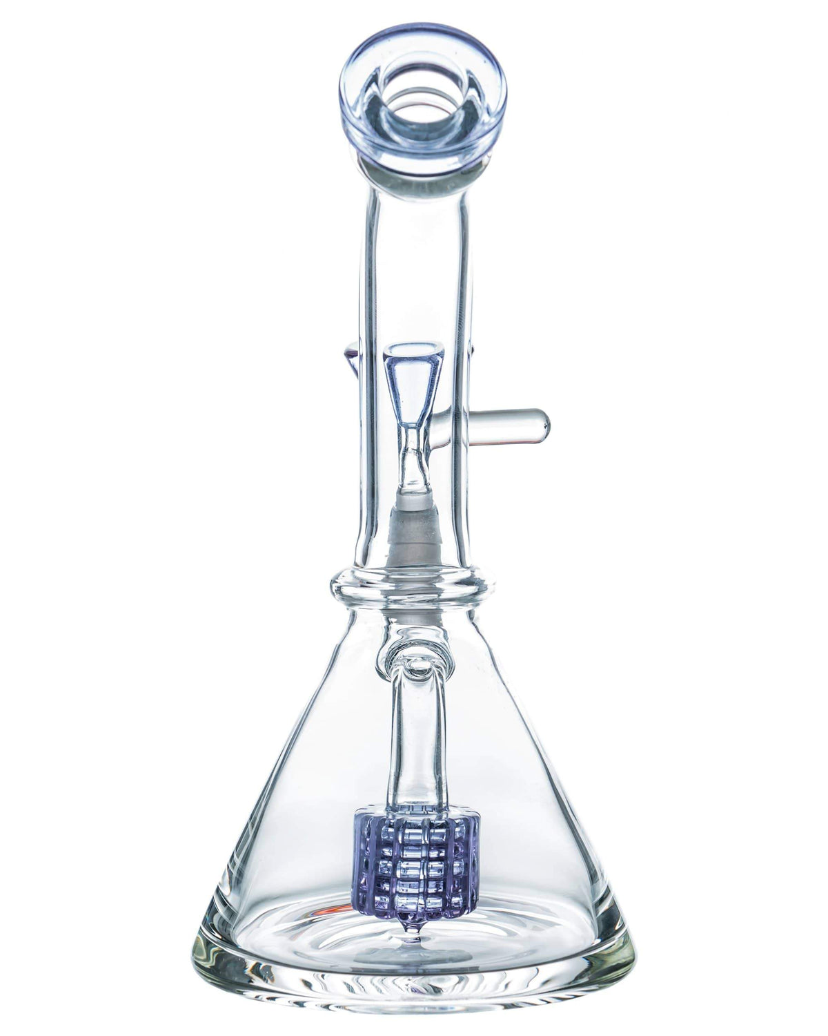 7" Bent Neck Matrix Perc Beaker Base Bong