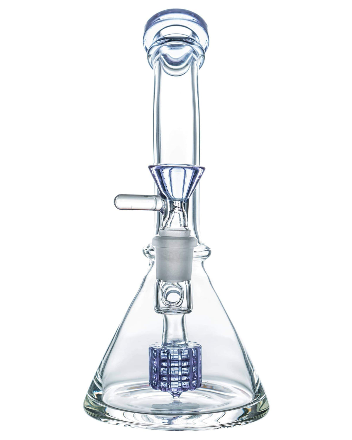 7" Bent Neck Matrix Perc Beaker Base Bong