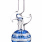 9" Raked Hook Horn Bubble Bong - view 4