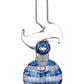 9" Raked Hook Horn Bubble Bong - view 2