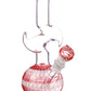 9" Raked Hook Horn Bubble Bong - view 5