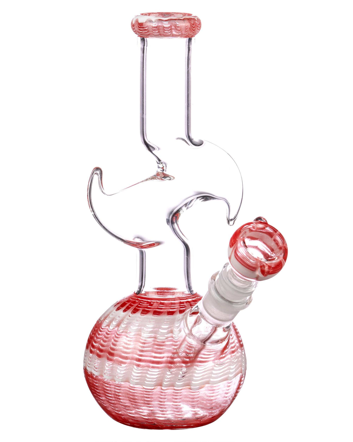 9" Raked Hook Horn Bubble Bong - view 5