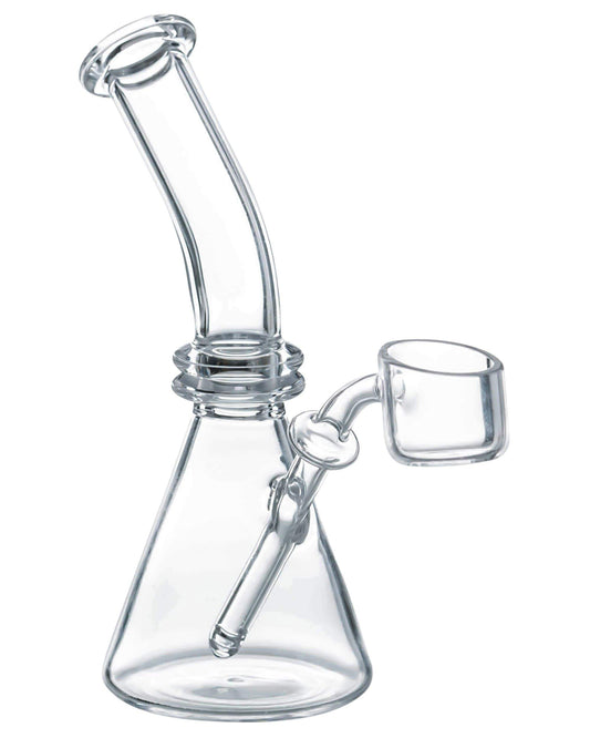 All Quartz Mini Beaker Vapor Rig - East Loud