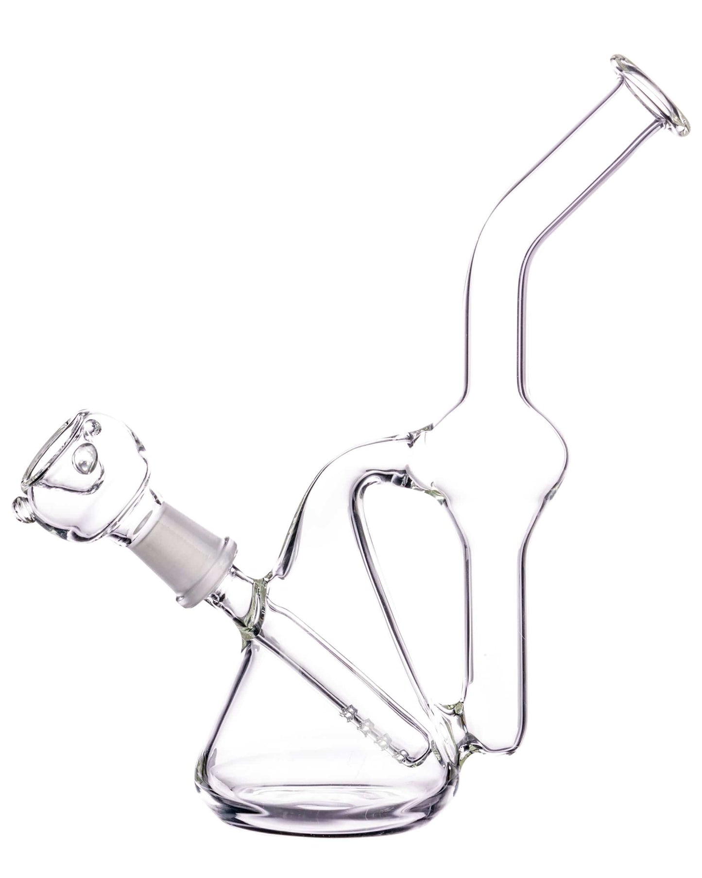 Angled Recycler Bong - view 3