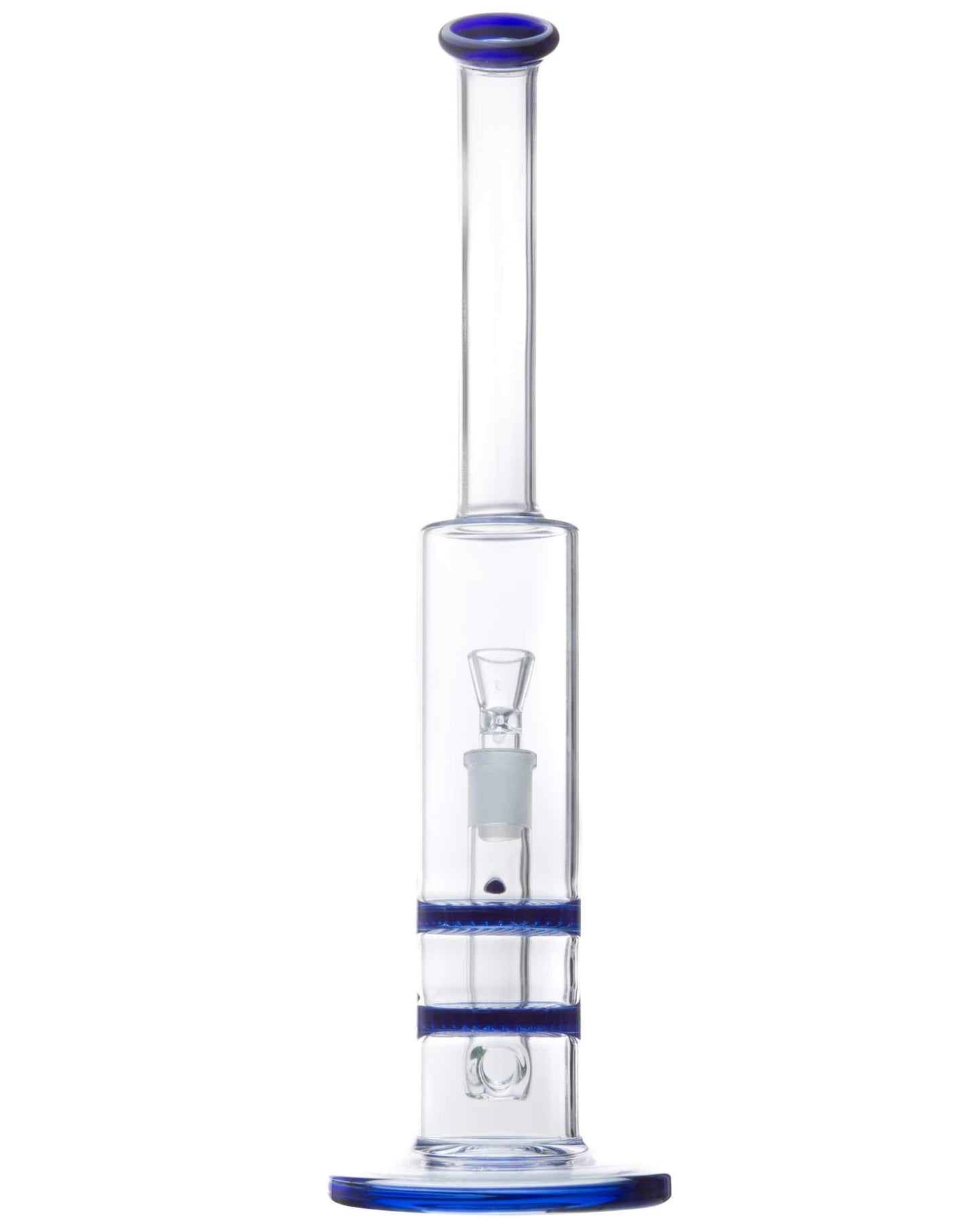 Bent Neck Double Honeycomb Perc Water Pipe