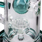 Bent Neck Honeycomb Disk Perc w/ Ball Splashguard