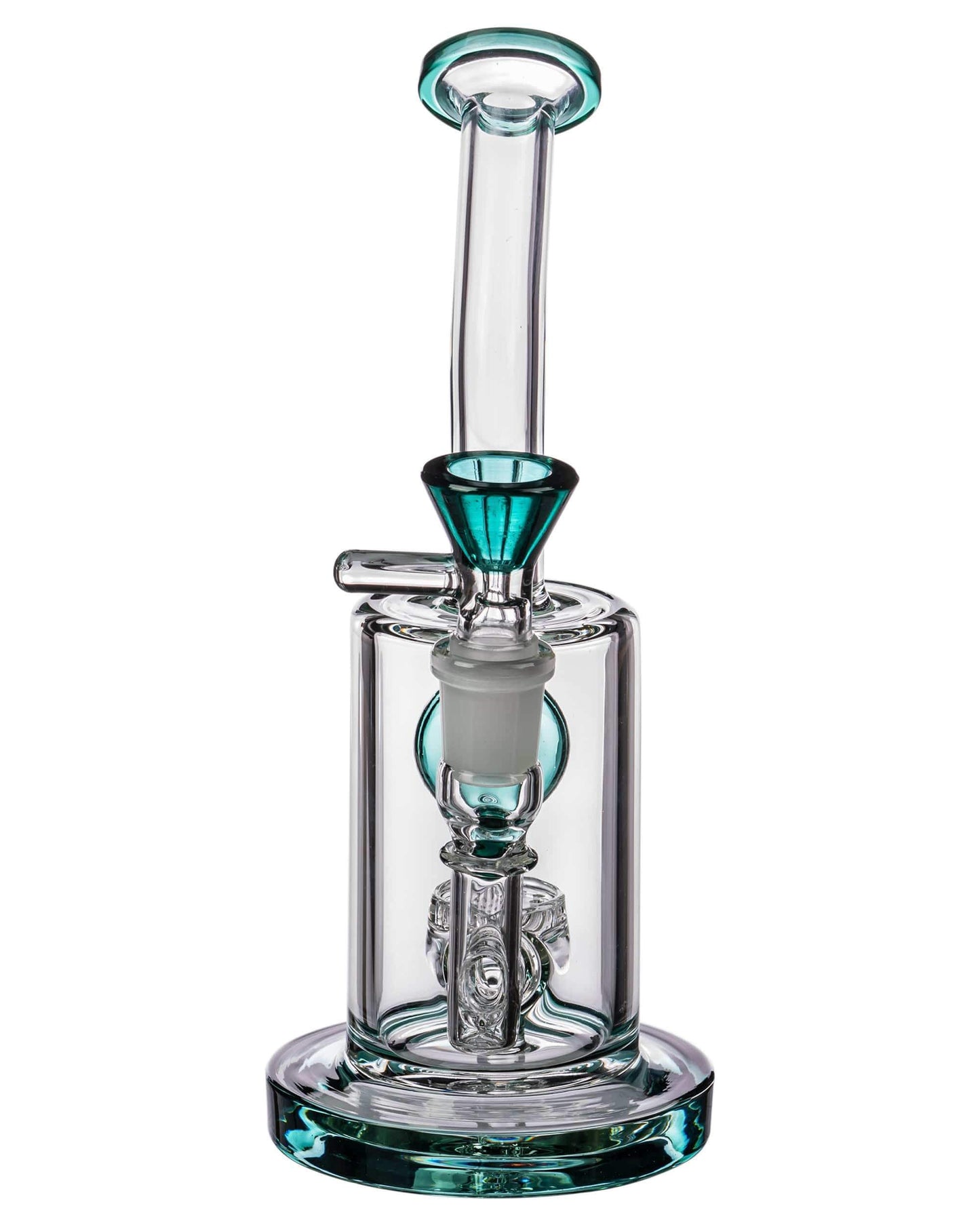Bent Neck Honeycomb Disk Perc w/ Ball Splashguard
