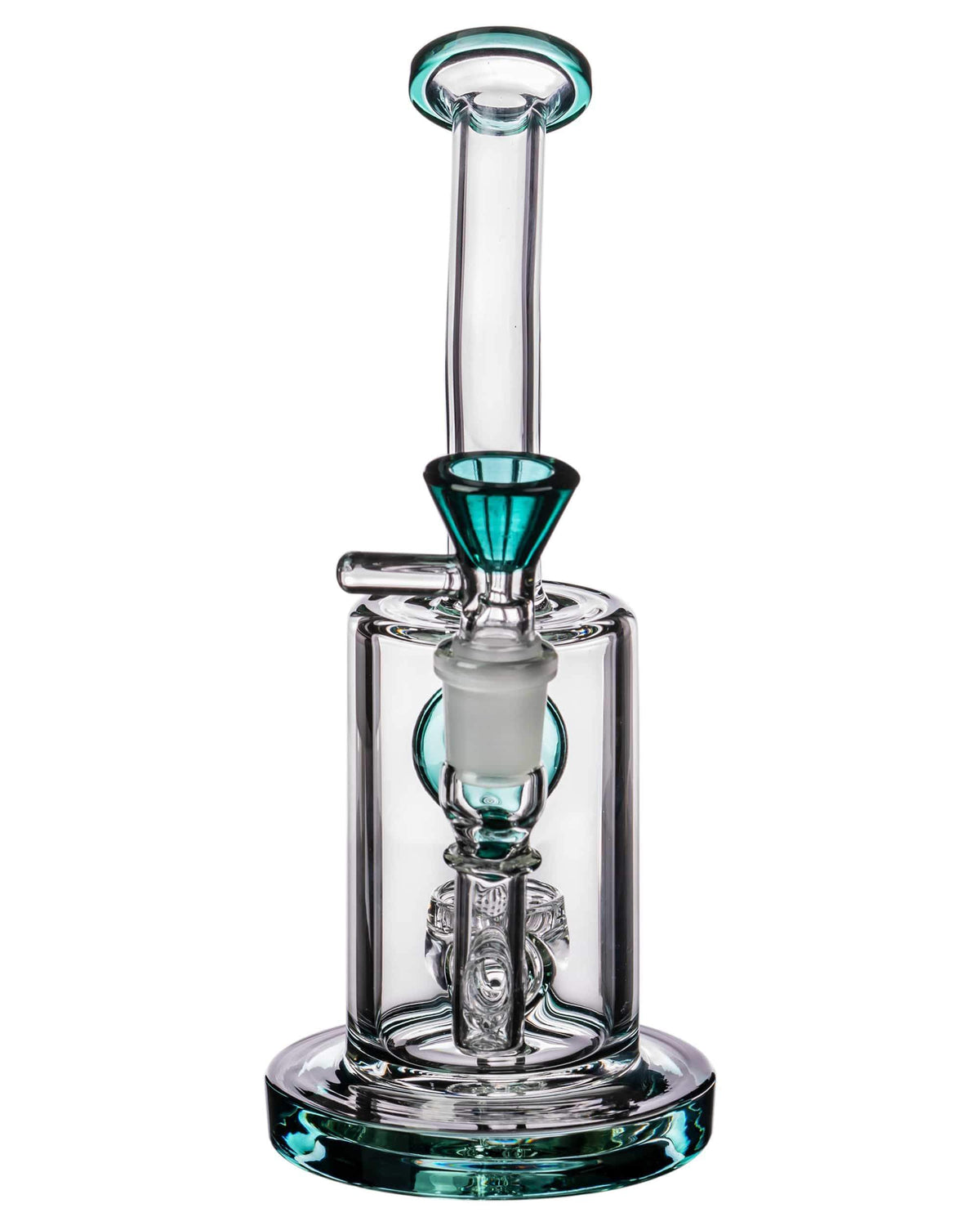 Bent Neck Honeycomb Disk Perc w/ Ball Splashguard