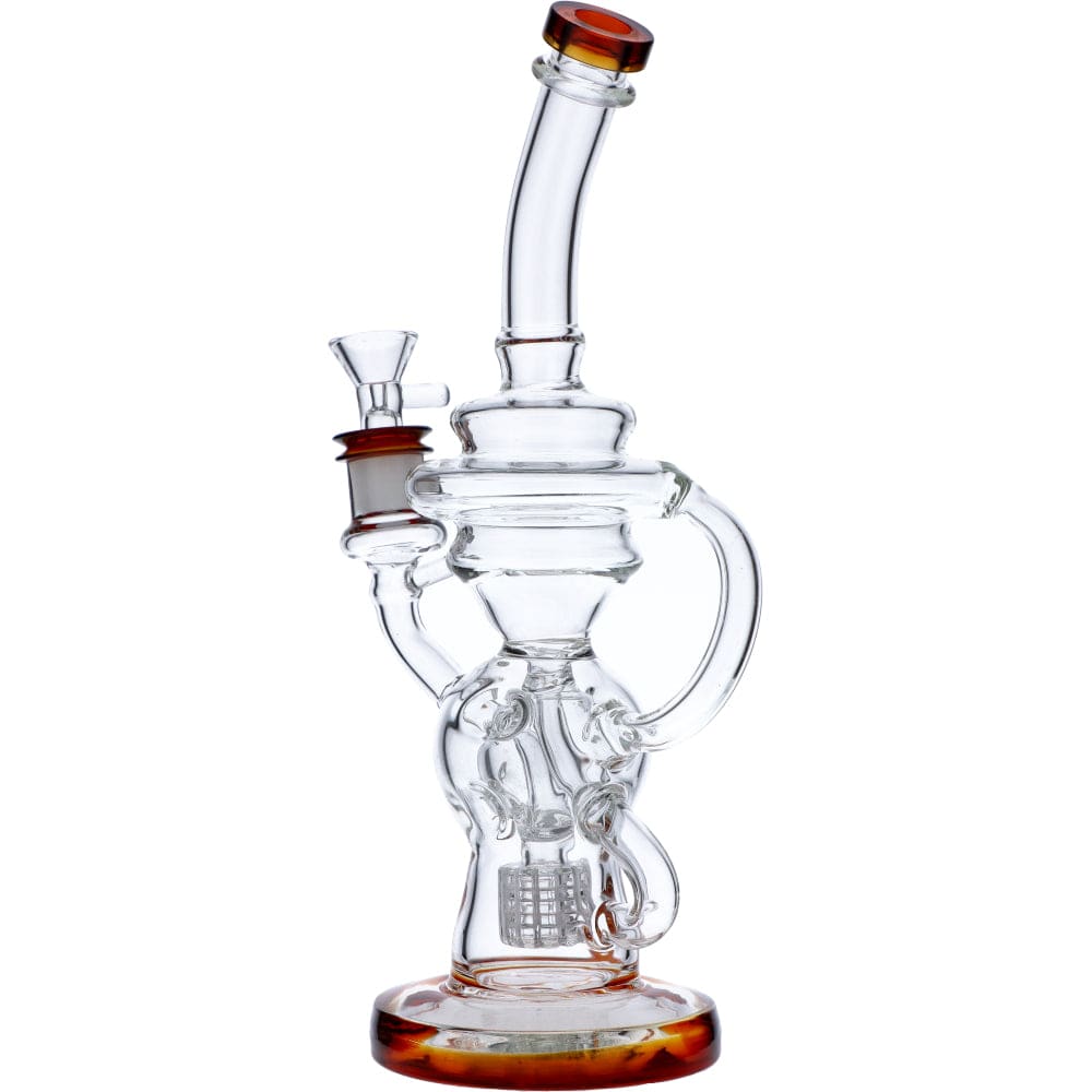 Bent Neck Matrix Recycler Water Pipe