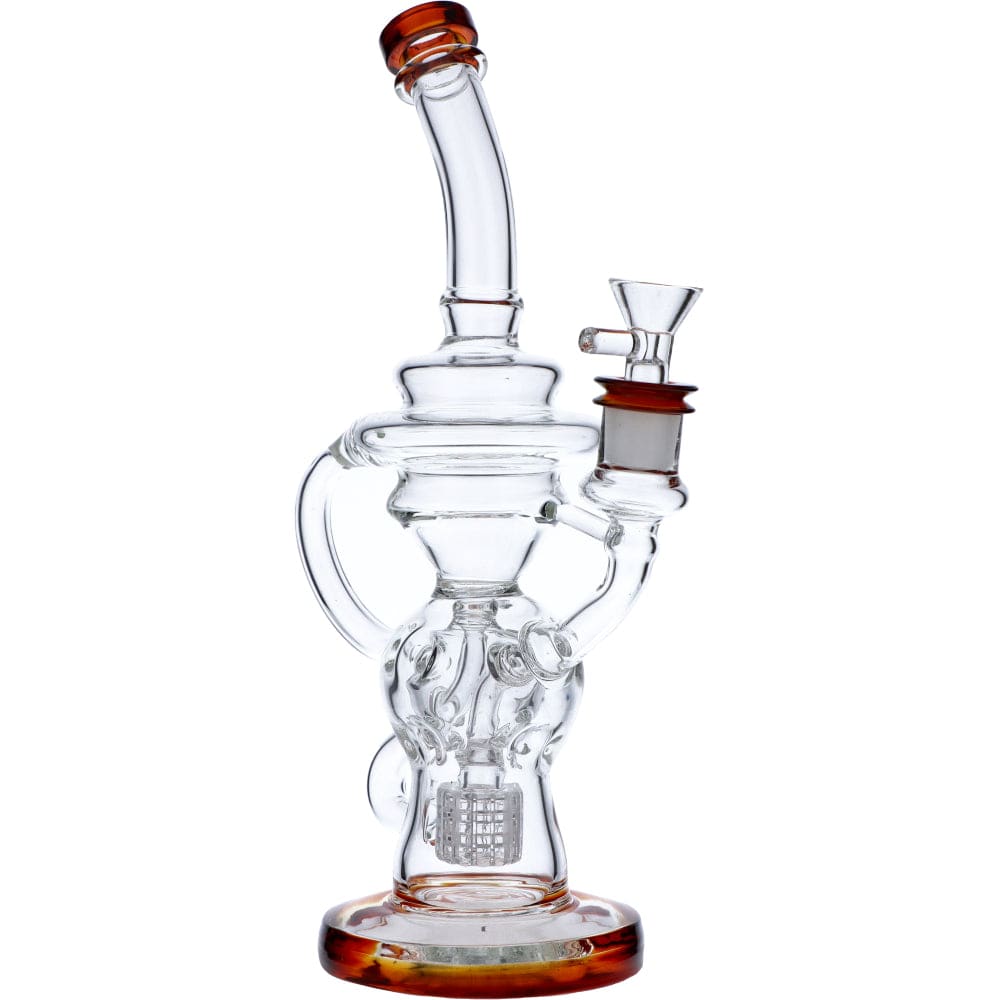 Bent Neck Matrix Recycler Water Pipe