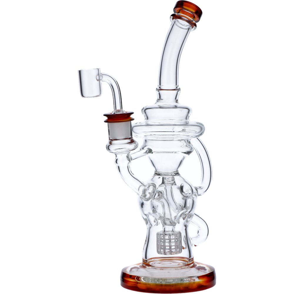 Bent Neck Matrix Recycler Water Pipe