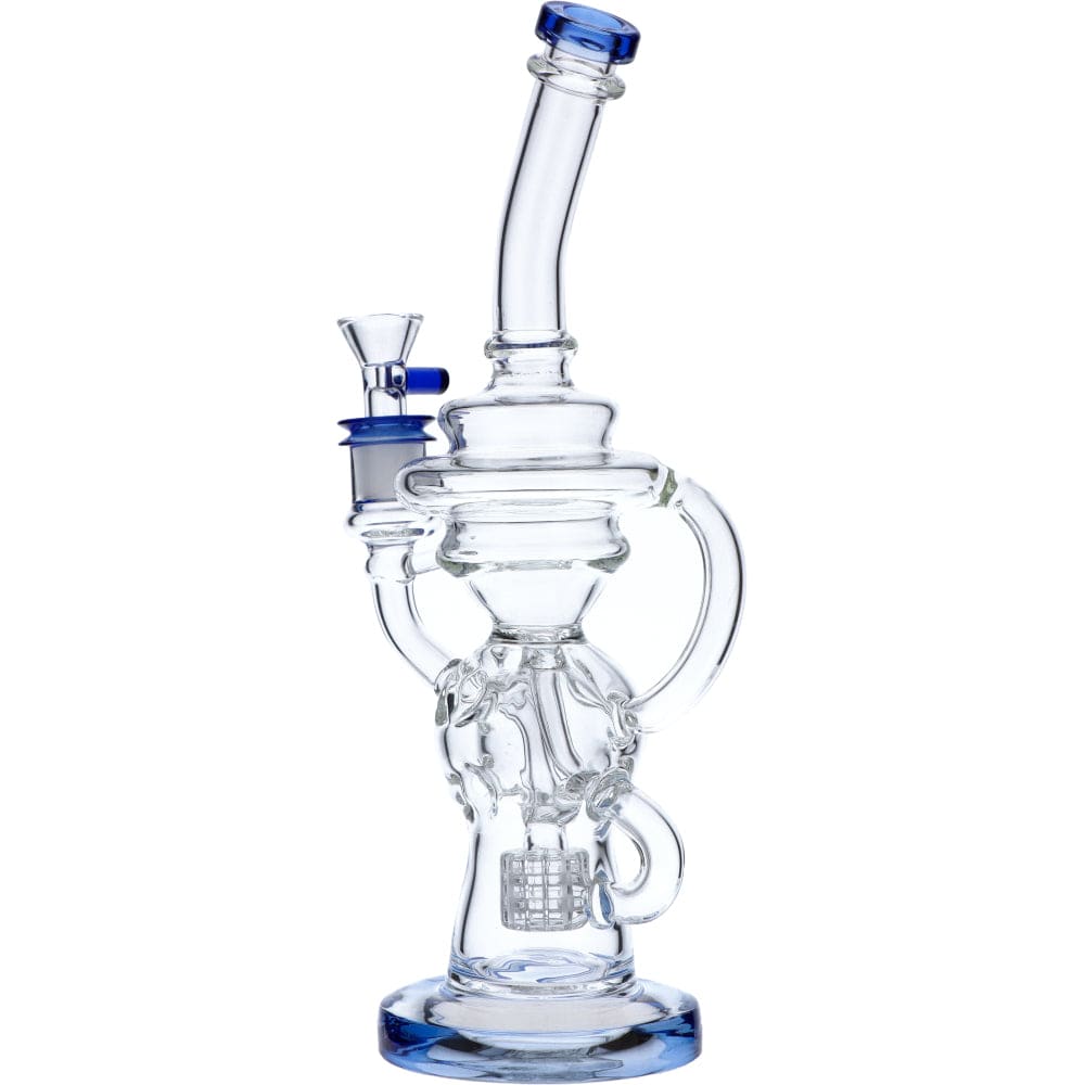 Bent Neck Matrix Recycler Water Pipe
