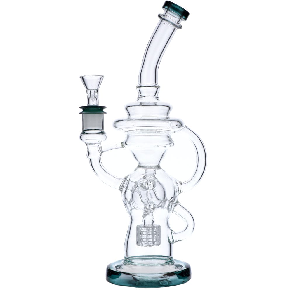 Bent Neck Matrix Recycler Water Pipe