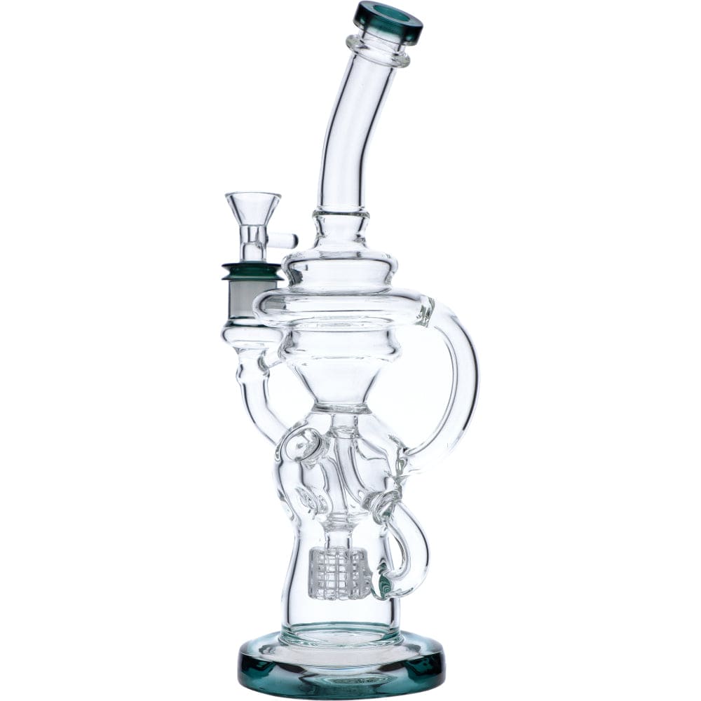 Bent Neck Matrix Recycler Water Pipe