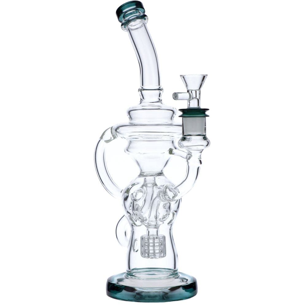 Bent Neck Matrix Recycler Water Pipe